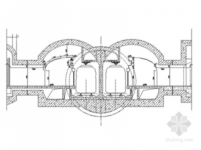 [北京]地铁站公共区域装修工程CAD施工图(含效果图)
